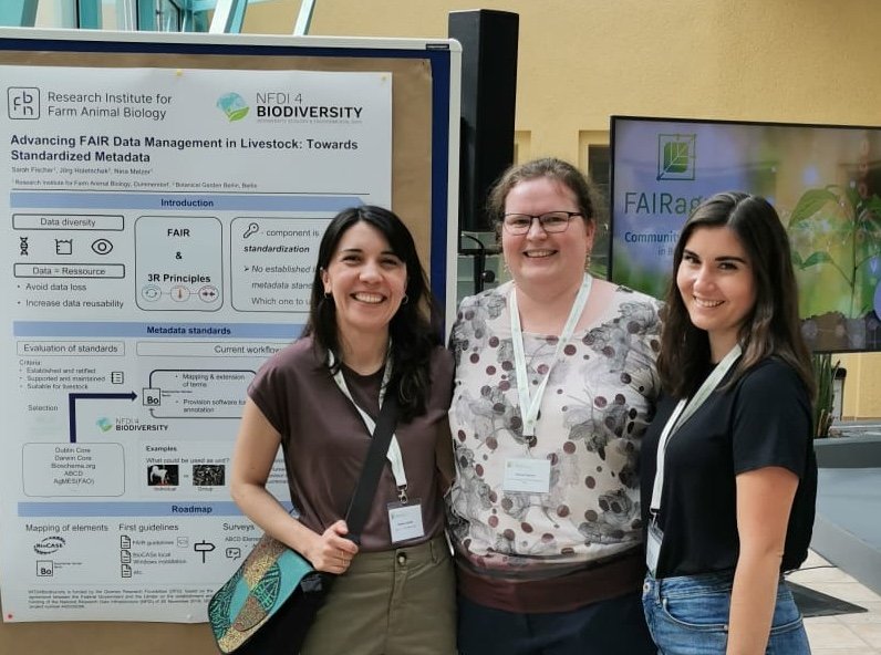 NFDI-übergreifende Vernetzung. Auf dem ersten FAIRagro Community Summit in Berlin konnten Vertreterinnen von NFDI4Biodiversity spannende Einblicke und Inspiration für künftige gemeinsame Projekte gewinnen.